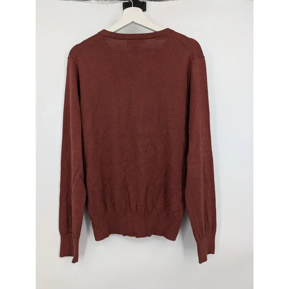 Banana Republic Silk Cotton Cashmere Men's Sweater Medium Luxury Blend Career